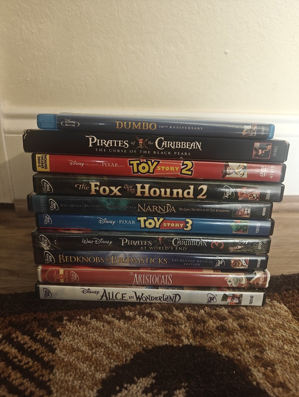 Disney DVD Movie Collection Lot